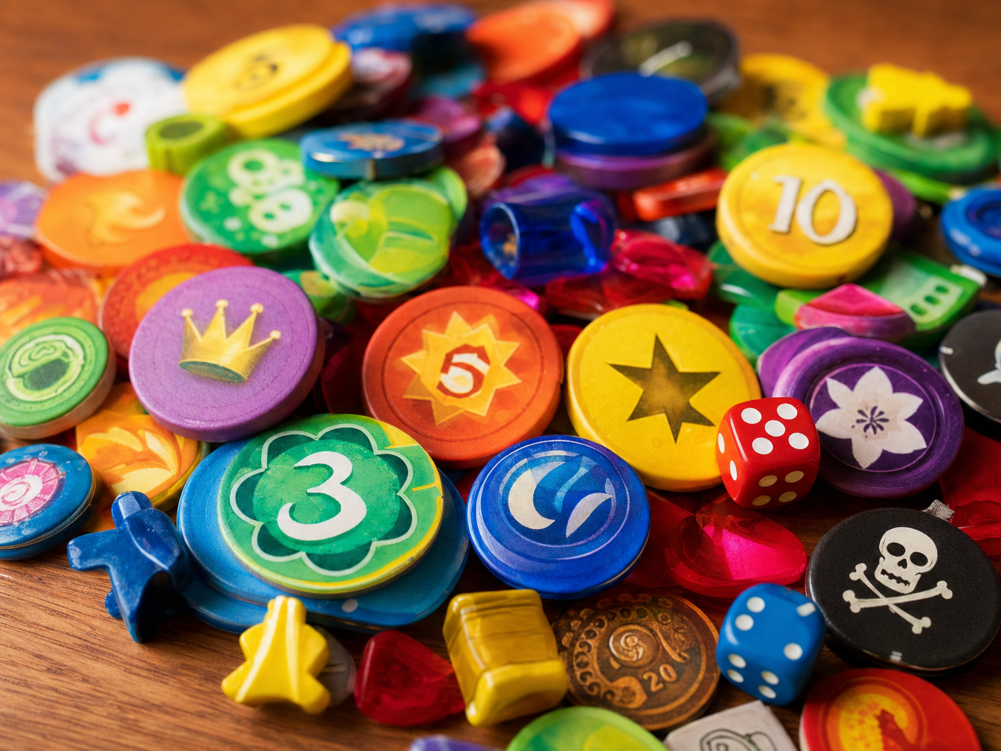 Token memory matching game